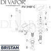 Bristan Pivot 3 Hole Bath Filler Spares